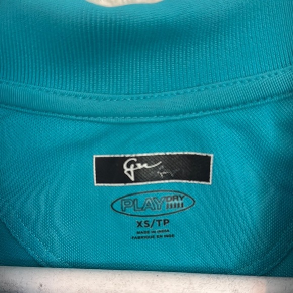 Greg Norman Collection Green Sleeveless Polo Top - Picture 2 of 3